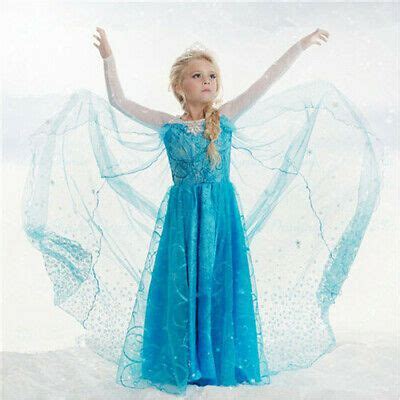 (Sponsored)eBay - 2020 Princess ELSA Let It Go Costume Dress Cosplay Party Dress up | Princess ...