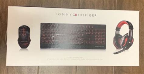 Tommy Hilfiger Gaming 3 In 1 Combo Set Keyboard Headset Gaming Mouse ...