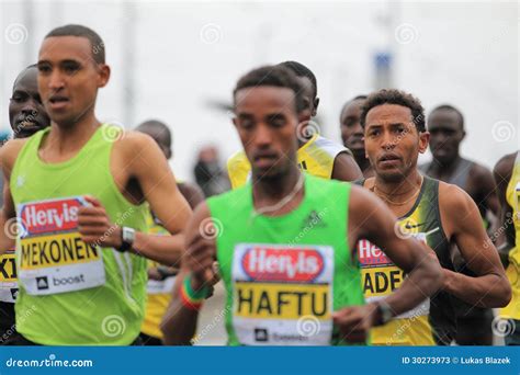 Zersenay Tadese - Prague Half Marathon 2013 Editorial Stock Photo - Image of sport, republic ...