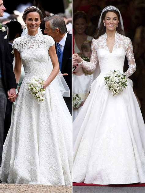 Pippa Middleton Vs. Kate Middleton: Whose Stunning Wedding Gown Did You Like Better? in 2023 ...