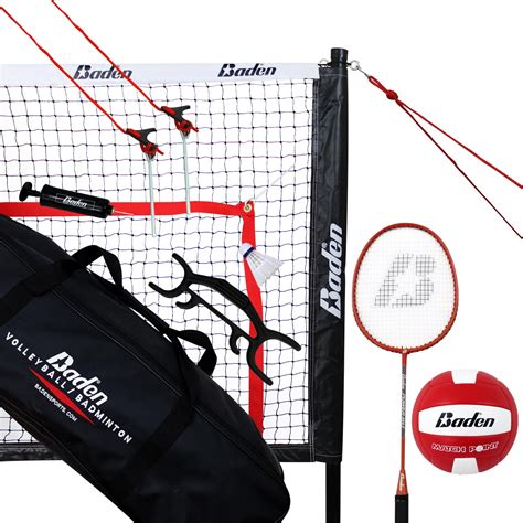 Baden Champions Volleyball Badminton Combo Set - Walmart.com