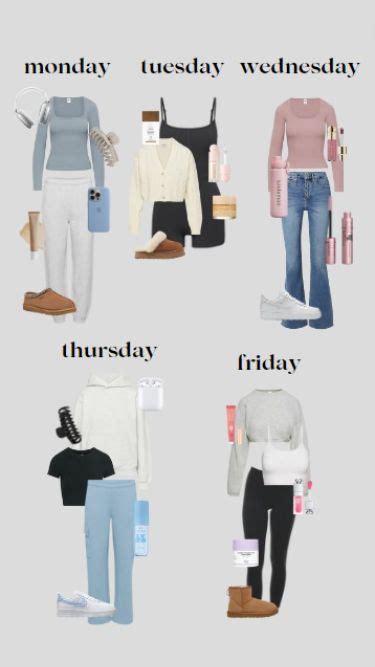 school week outfits! in 2024 | Casual school outfits, Aritzia outfit, Back to school outfits