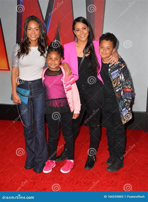 Christina Milian & Family Editorial Image - Image of celebrity, event ...