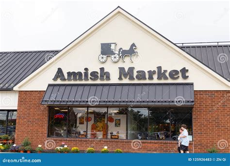 Amish market store editorial stock photo. Image of conference - 125926483