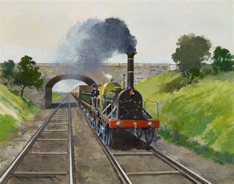 Firefly GWR Broad Gauge Railway Engine Steam Loco Train Art Painting ...