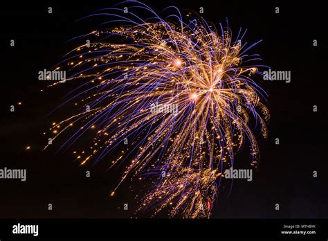 Bonfire Night Fireworks Display Stock Photo - Alamy