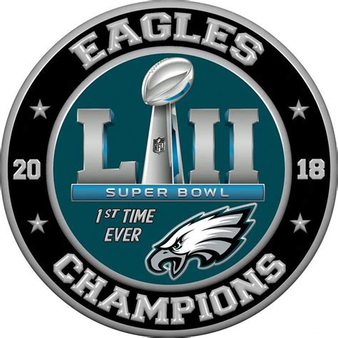 Philadelphia Eagles Super Bowl 52 2018 Champions, Sticker Decal, NFL ...