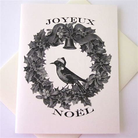 Joyeux Noel Card - Etsy