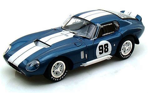 Buy 1965 Shelby Cobra Daytona Coupe 98, Blue w White Stripes - Shelby ...