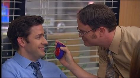 The Office season 8 Jim and Dwight never seen bloopers|Ring it Season 8 ...