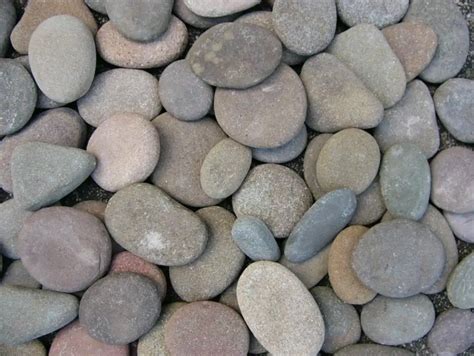 Landscaping Small Flat River Rock Stones Walkway,Sidewalk Black Round ...