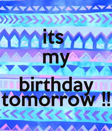 Birthday Tomorrow Quotes. QuotesGram