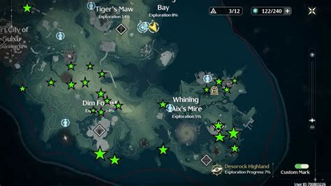 All Scarletthorn Ore locations in Wuthering Waves (map)