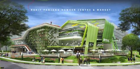 Bukit Panjang Hawker Centre is the first of seven new hawker centres to be built over the next ...