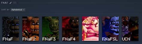 My FNAF Collection on Steam : r/fivenightsatfreddys