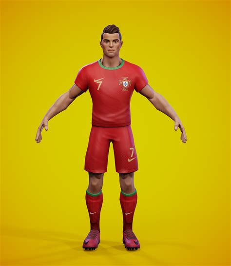 ArtStation - Cristiano Ronaldo - CR7 - Fortnite Style