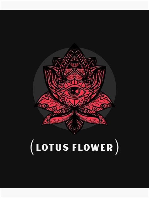 "Aesthetic lotus flower, inspired by radiohead" Poster by Junsulim ...