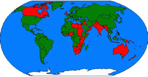 Map of the British Empire - From 1900