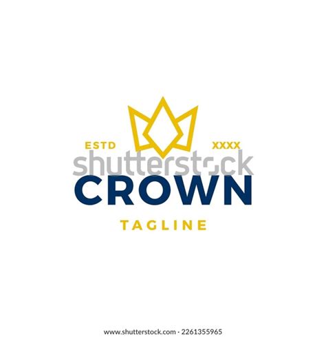 Luxury Crown Logo Design Vector Illustration Stock Vector (Royalty Free ...