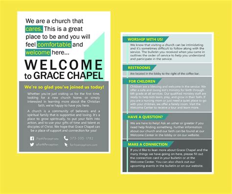 Church Guest Card – pfau.creative