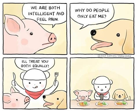 40 Heartbreaking Comics About Animal Abuse And Factory Farming By Joan Chan | Bored Panda