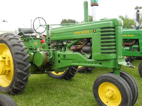 John Deere Tractors In Field