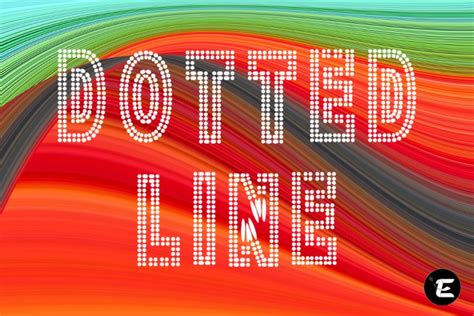 Dotted Line Font Free Download - FreeFontDL