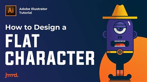 How to Design a Flat Character Using Basic Shapes - Adobe Illustrator ...