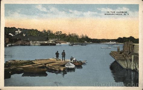 In The Harbor Mamaroneck, NY Postcard