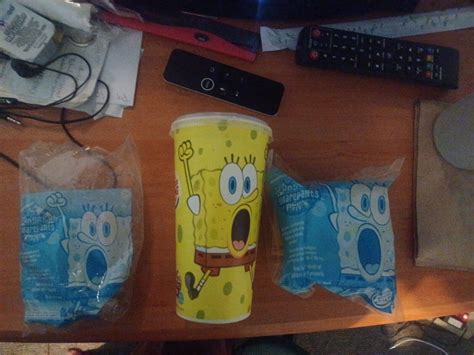 The Spongebob Squarepants Movie (2004) Burger King Kids Toys with Large ...