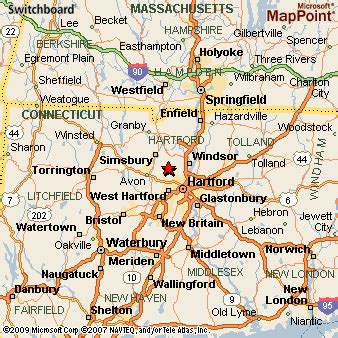 Where is Bloomfield, Connecticut? see area map & more