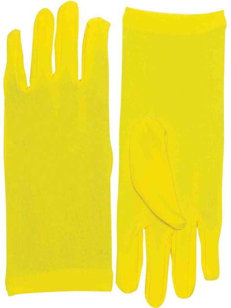 Adult's Deluxe Yellow Dress Gloves