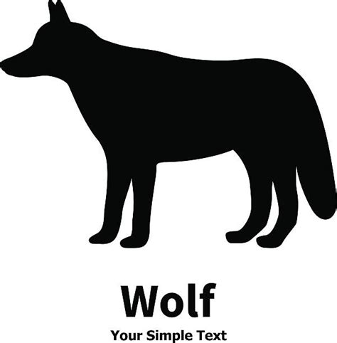 Wolf Profile Silhouette Stock Photos, Pictures & Royalty-Free Images ...