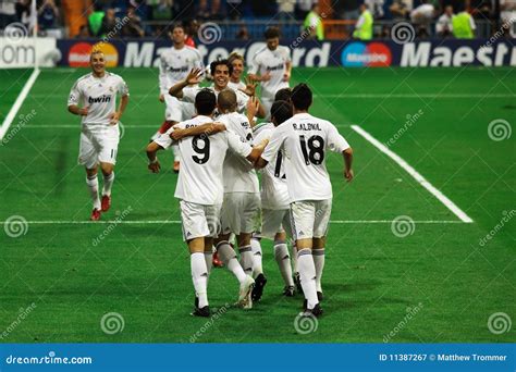 Real Madrid Celebration editorial photography. Image of marseille - 11387267