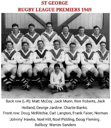 St George 1949 | National rugby league, St. george, Rugby league