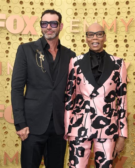 RuPaul and Georges LeBar at the Emmy Awards in 2019 | Who Is RuPaul's ...