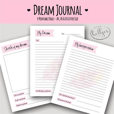 Dream Journal Template