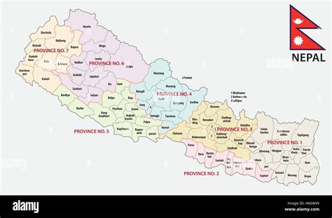 Nepal Political Map