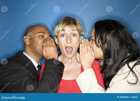 Businesspeople Telling Secrets. Stock Images - Image: 5034554