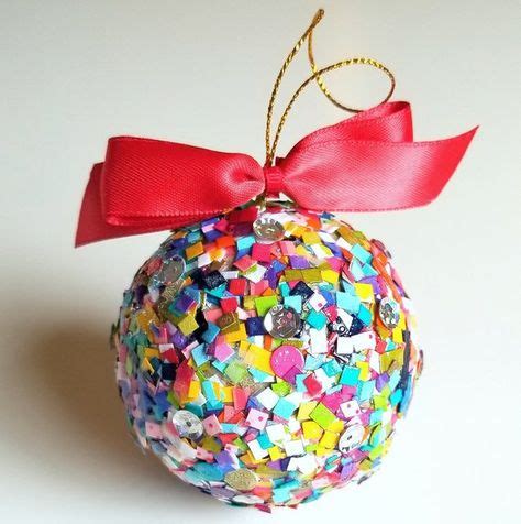 Recycled Paper Christmas Ornament / Christmas Tree Decoration ...