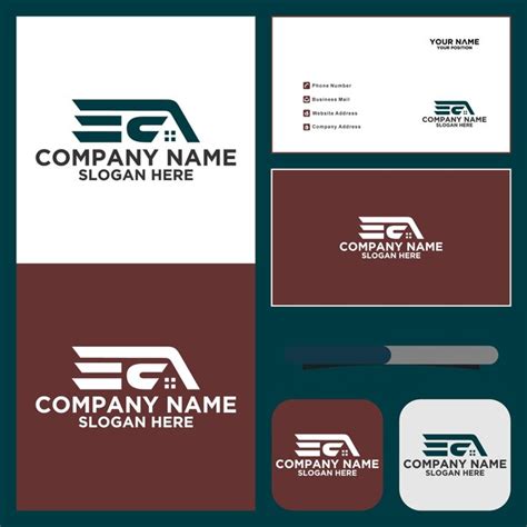 Premium Vector | Letter eca building vector logo template