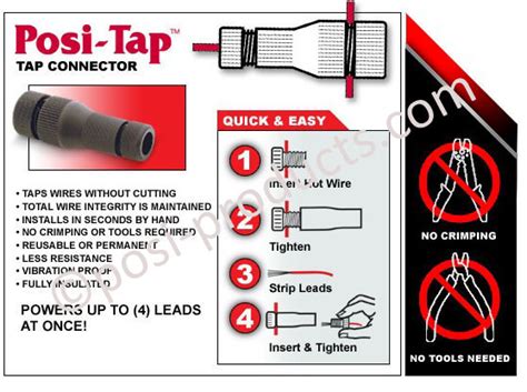 Posi-Tap Connectors - RV Automations