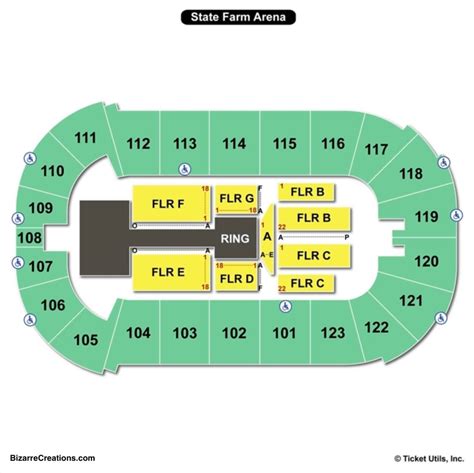 State Farm Arena Wwe Seating Chart - Arena Seating Chart