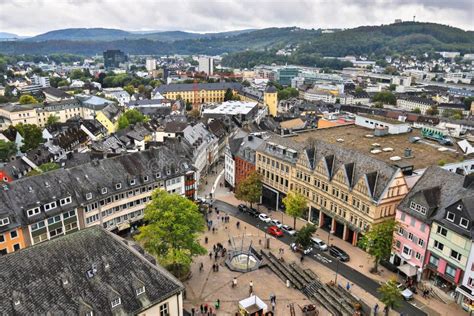 Sieg River In The City Of Siegen, Germany Editorial Image - Image of ...