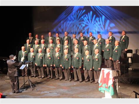 Unique opportunity to hear the Welsh Male Voice Choir of SA | Sedibeng Ster