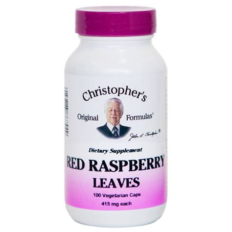 Red Raspberry Leaves - 100 Capsules – Christopher's Herb Shop