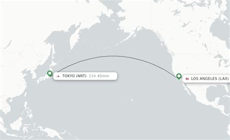 Direct (non-stop) flights from Los Angeles to Tokyo - schedules - FlightsFrom.com