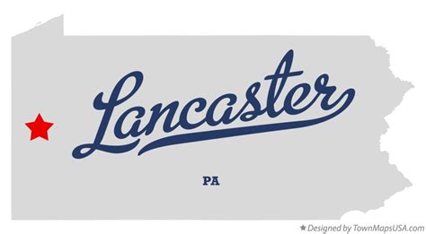 Map of Lancaster, Butler County, PA, Pennsylvania