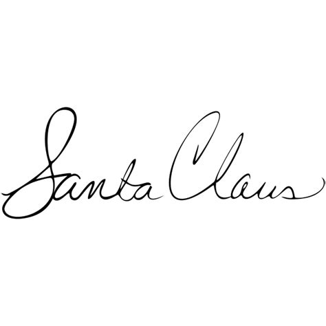 Santa Claus Realistic Signature Stamp - Simply Stamps