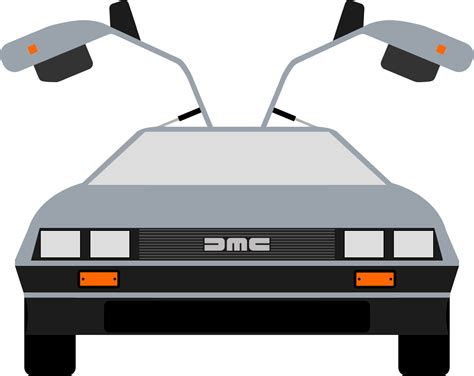 Delorean clip art that i made : r/delorean